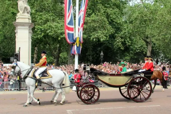 Historic carriages at the Royal Mews